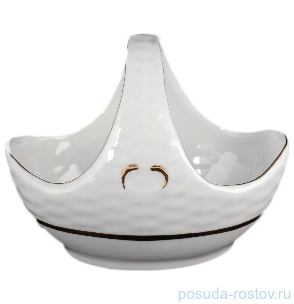 Корзинка 17 см "Корона /Золотой узор" / 093965