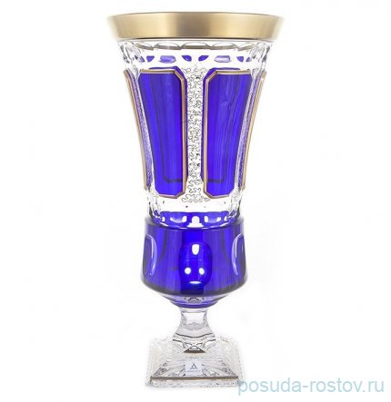 Ваза для цветов 43 см н/н &quot;Антик /Синий /золото&quot; / 086015