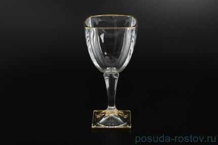 Бокалы для красного вина 300 мл 6 шт &quot;Ареззо /Золотой кант&quot; / 096295