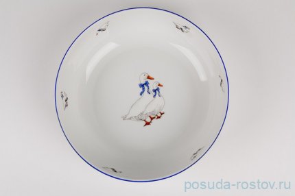 Салатник 24 х 7,3 см 1,25 л &quot;Палас /Гуси&quot; / 030422