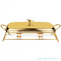 Мармит 3 л прямоугольный gold Agness / 336644