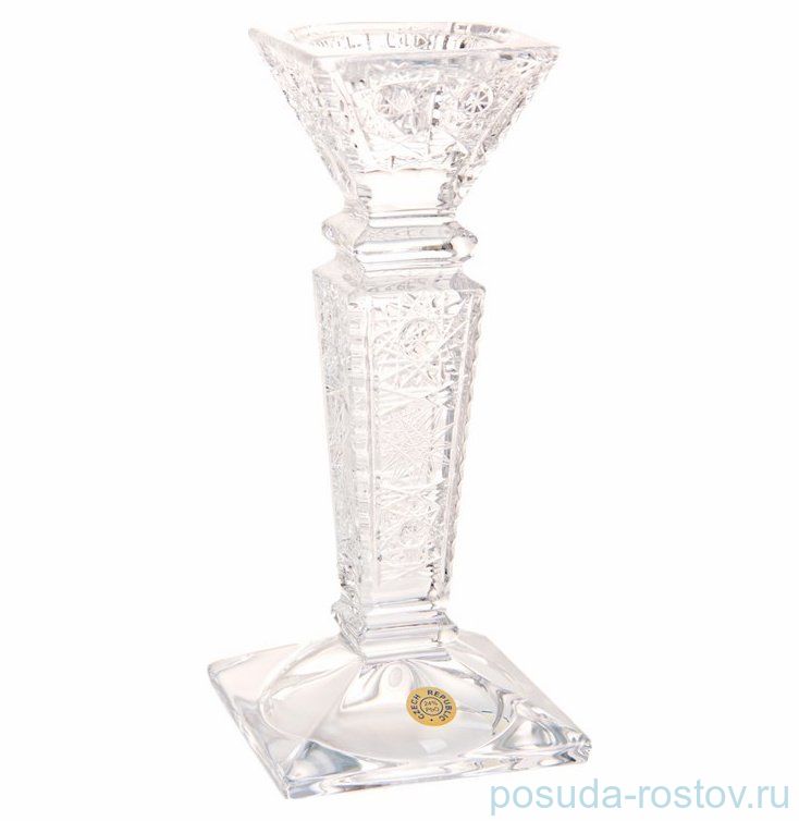Подсвечник 25,5 см "Хрусталь резной /99999" / 043544