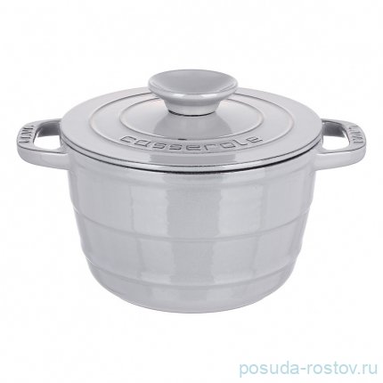 Кастрюля 23 см с крышкой 4,9 л &quot;Lava /Majolica Grey&quot; / 336057