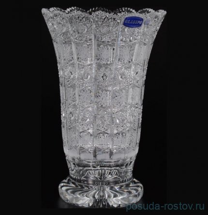 Ваза для цветов 25 см н/н &quot;Хрусталь резной&quot; / 006593