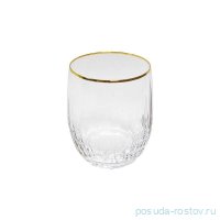 Стаканы для виски 300 мл 6 шт &quot;Клаб /Оптика /Отводка золото&quot; / 335145