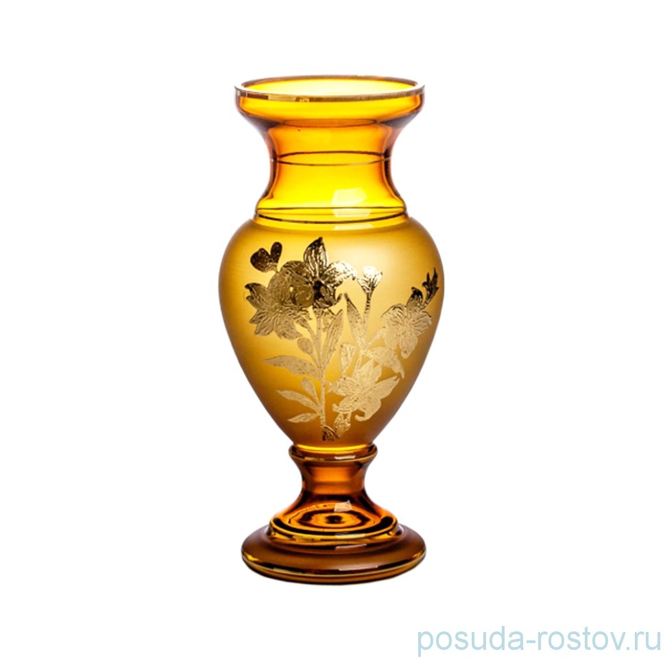 Ваза для цветов 32 см "Амбер /Лилии 2" / 156996