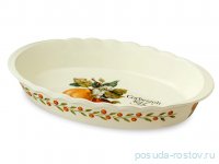 Блюдо для запекания 39 х 24 см овальное &quot;Artigianato ceramico /Груша&quot; / 149407