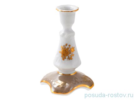 Подсвечник &quot;Офелия /Золотая роза /Бежевая&quot; / 203919