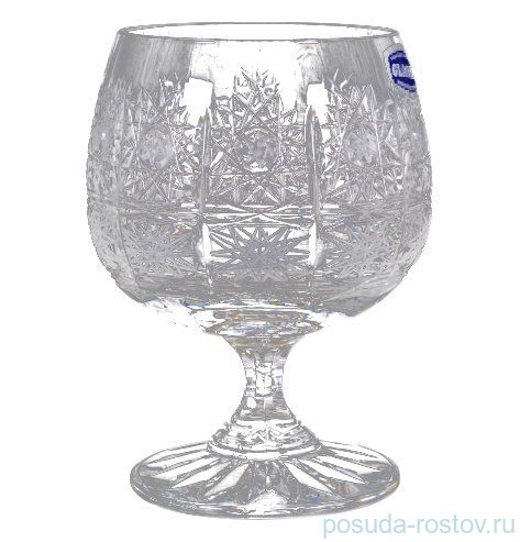 Бокалы для бренди 190 мл 6 шт "Glasspo /Хрусталь резной" / 028501