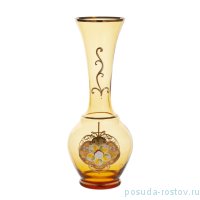 Ваза для цветов 26 см амбер &quot;Лепка&quot; / 169657