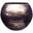 Ваза для цветов 20 см &quot;Sfera golden marble /фиолетовая&quot; / 235881