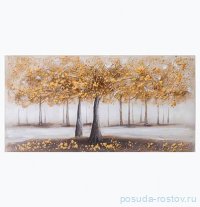 Картина 60 х 120 х 3 см &quot;Золотое дерево&quot; / 342015
