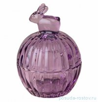 Банка для сыпучих продуктов 8 х 8 х 9,5 см &quot;Sunny purple&quot; / 343517