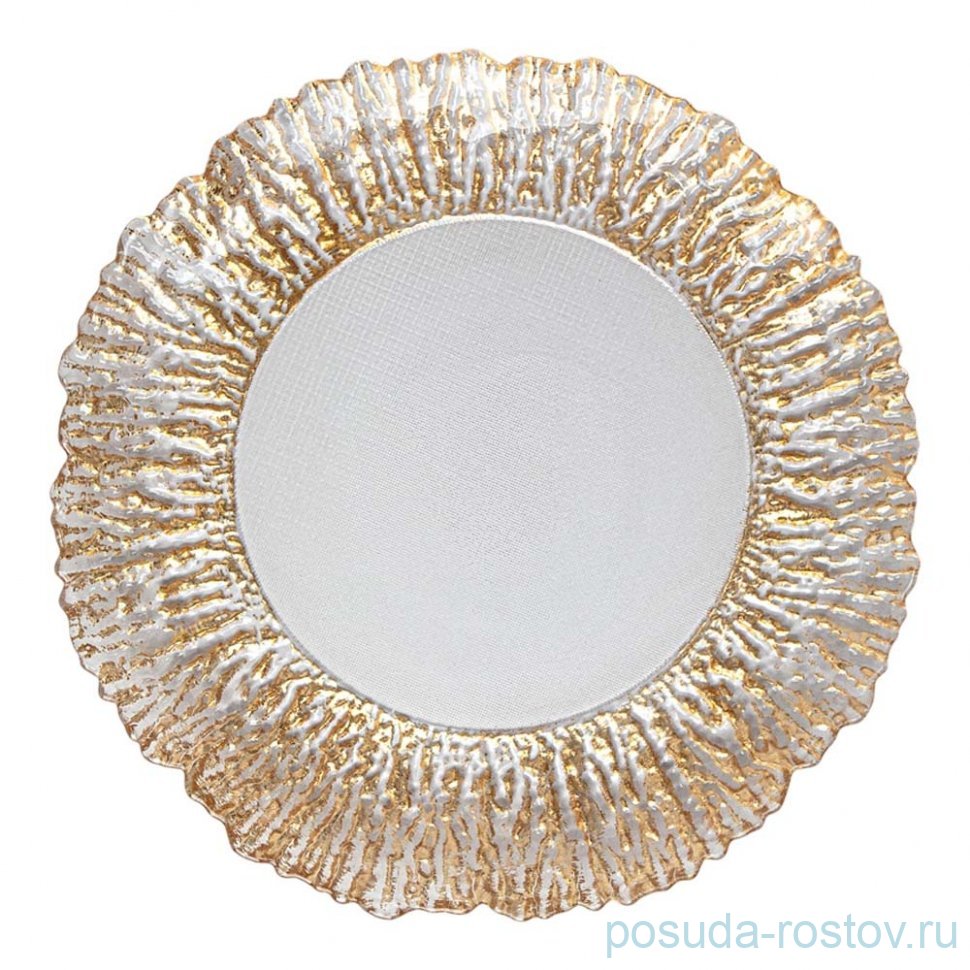 Тарелка обеденная bohemia gold 27 см (4шт.) / 360461