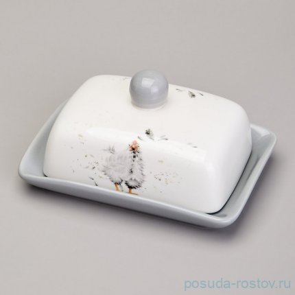 Маслёнка 17 х 12 х 8,5 см &quot;Funny hens&quot; / 368028