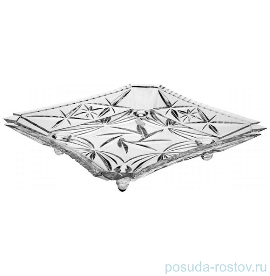 Тарелка 18,5 см квадратная н/н "Pinwheel" / 150959