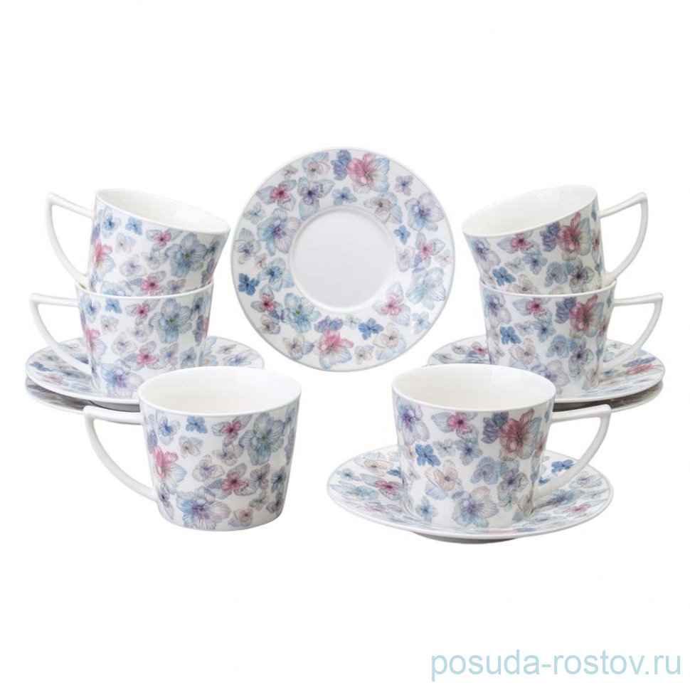 Чайный набор lefard blossom на 6 пер. 12 пр. 250 мл / 365350