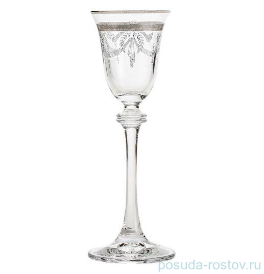 Рюмки 60 мл 6 шт "Александра /436528 /Панто /Платиновый кант" / 155613
