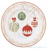 Тарелка 19 см &quot;Christmas Eve /Новогодние шары&quot; / 362185