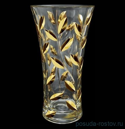 Ваза для цветов 30 см &quot;Laurus /Золотые листья&quot; / 296926