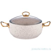 Кастрюля 24 х 11,5 см со стеклянной крышкой 4,4 л &quot;Agness /Mercury&quot; / 230283