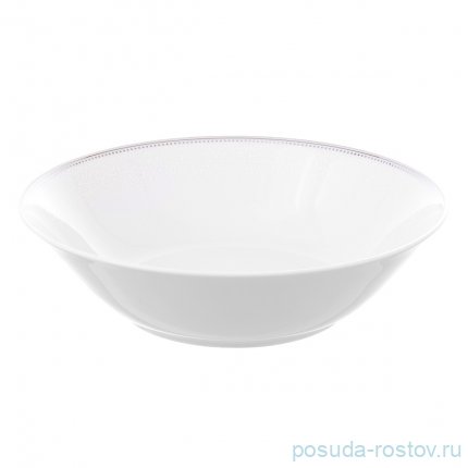 Салатник 25 см глубокий &quot;Repast /Белый орнамент&quot; / 165903