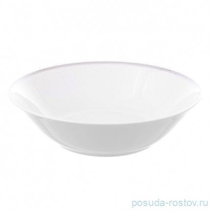 Салатник 25 см глубокий &quot;Repast /Белый орнамент&quot; / 165903