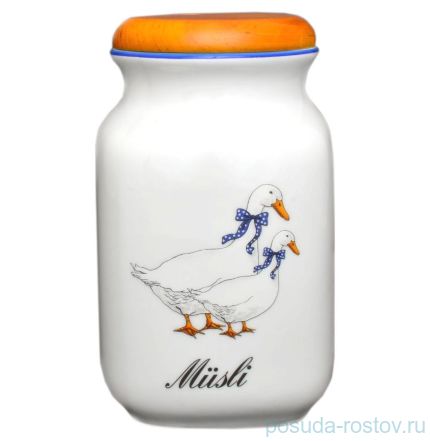 Банка 1 л Мюсли &quot;Гуси&quot; / 021501