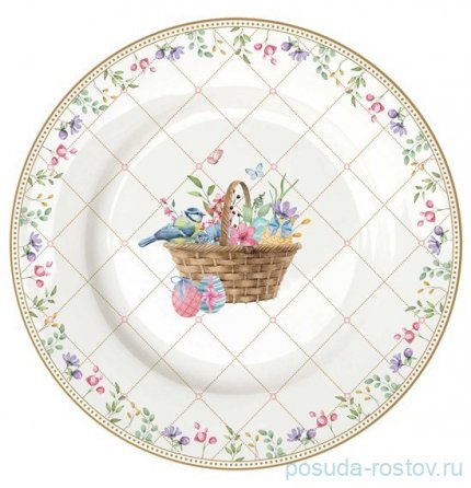 Тарелка 19 см &quot;Корзина с цветами /Spring Bloom&quot; / 369139