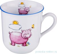 Кружка 170 мл &quot;Детская /Свинка и бабочка&quot; / 256688