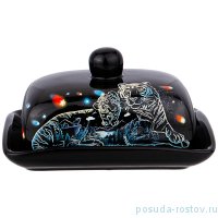Маслёнка 17 х 12 х 9 см &quot;Тигры&quot; / 267229