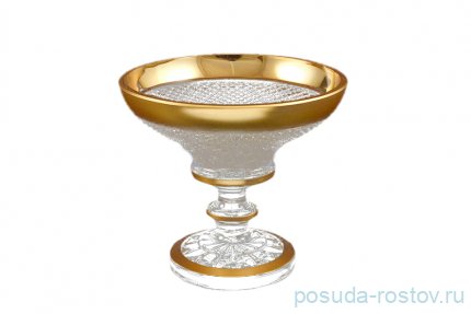 Конфетница 15 см н/н &quot;Bohemia gold /Фелиция /Матовое золото&quot; / 164915