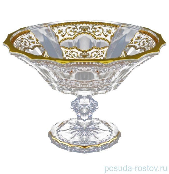 Конфетница 18 см н/н "Astra Gold /Империя белая" / 127728