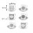 Набор кофейных пар 90 мл 6 шт для эспрессо &quot;myCOFFEE /Sugar&quot; / 247492