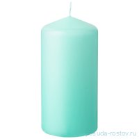 Свеча столбик 6 х 12 см /мятная / 283023