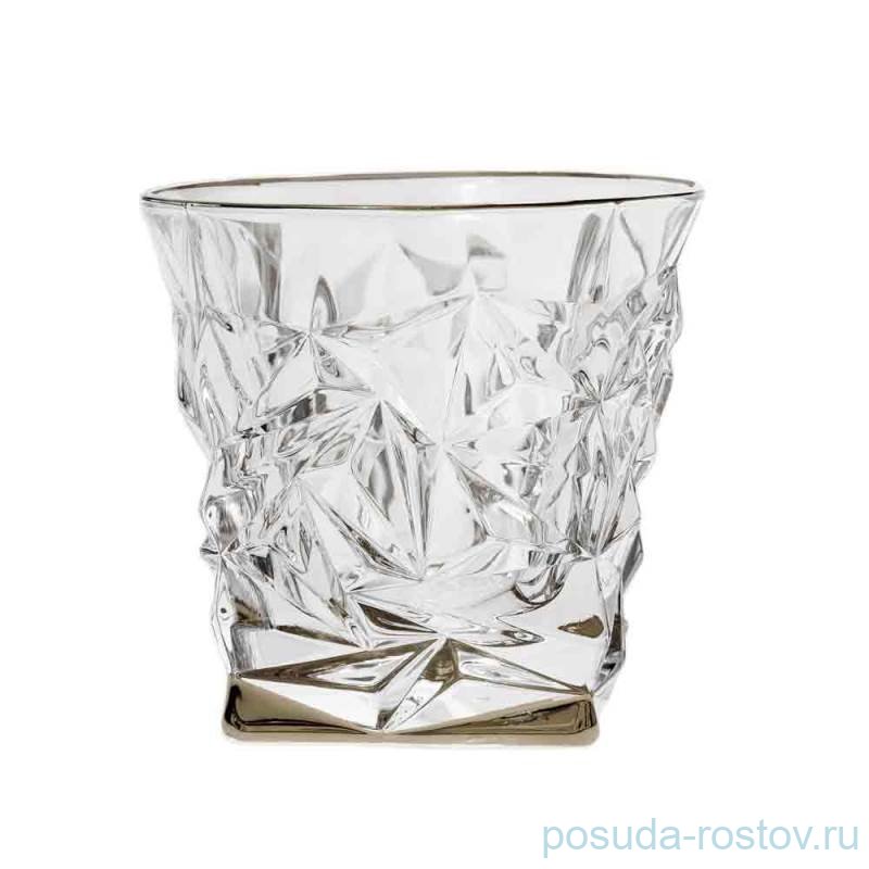 Стакан для виски 350 мл 1 шт "Glacier /С платиной" хрусталь Йиглава / 341433