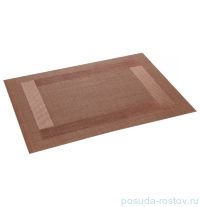 Салфетка сервировочная 45 x 32 см коричневая &quot;FLAIR FRAME&quot; / 159251