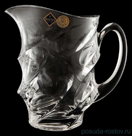 Кувшин для воды 1,9 л &quot;Calypso /Без декора&quot; хрусталь Йиглава / 019140