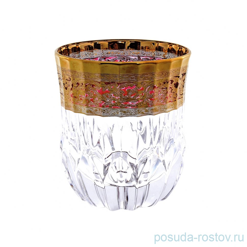 Стаканы для виски 350 мл 6 шт "Timon /Адажио /Золото на красном" / 156121