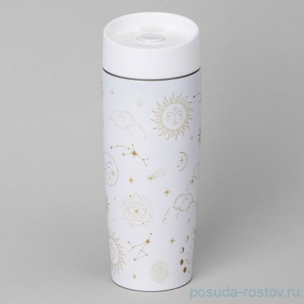 Термокружка agness supernova white 360мл / 364266