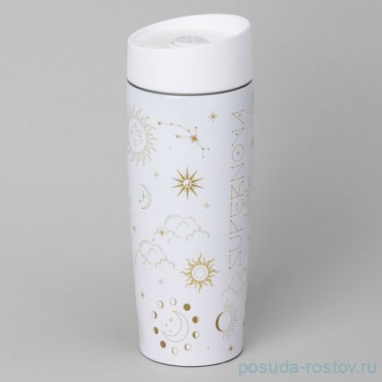 Термокружка agness supernova white 360мл / 364266