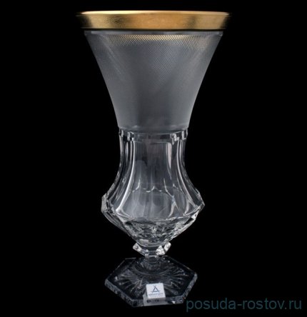 Ваза для цветов 42 см н/н &quot;Бибиголд /Золотая лента&quot; / 043927