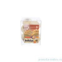 Свечи плавающие 10 шт &quot;Кремовые /Bolsius&quot; / 257251