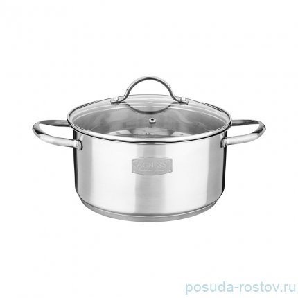 Кастрюля 18 х 9 см со стеклянной крышкой 2,1 л &quot;CRAFT COLLECTION&quot; / 213772