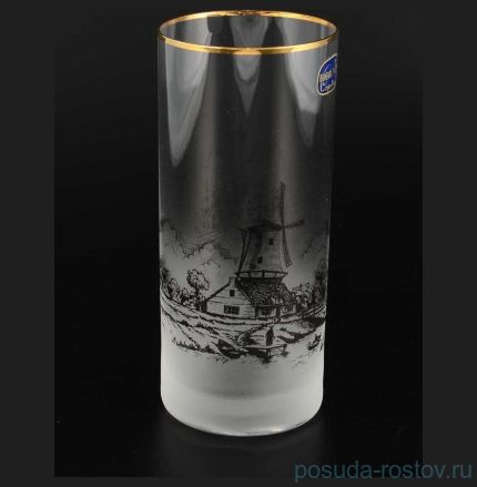 Стаканы для воды 300 мл 6 шт &quot;Барлайн /Мельница&quot; / 098745