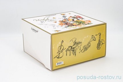 Кружка 380 мл с красным кантом &quot;Осень /A. Vivaldi&quot; / 362005