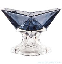 Ваза для конфет 22 см н/н &quot;Оригами /Серо-голубая&quot; / 155668