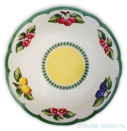 Салатник 23 см &quot;Роза /Фрукты /СК&quot; / 232295