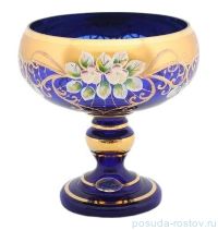 Ваза для конфет 15 см н/н &quot;Лепка синяя&quot; / 013495