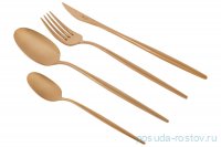 Столовые приборы 24 предмета на 6 персон матовые &quot;Cosmos PVD Copper&quot; / 292460